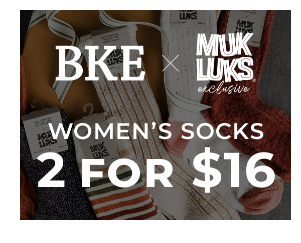 Women's BKE and Muk Luks Socks