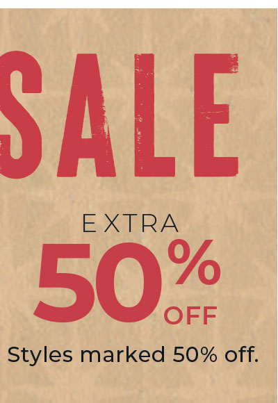 Shop Extra 50% Off