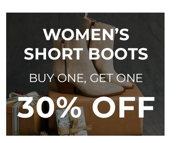 Women's Short Boots Promotion