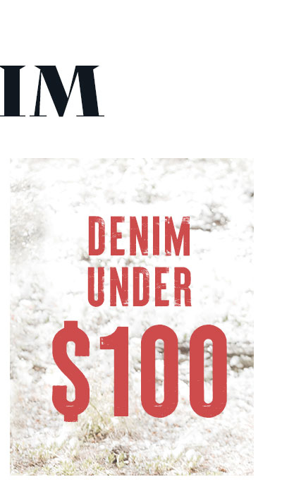 Shop Denim Under $100