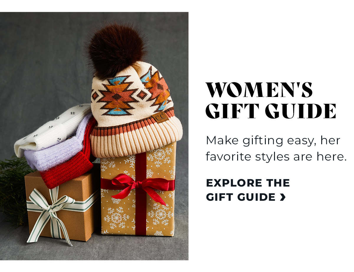 Explore the Women's Gift Guide