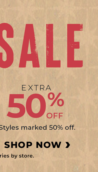 Shop Extra 50% Off