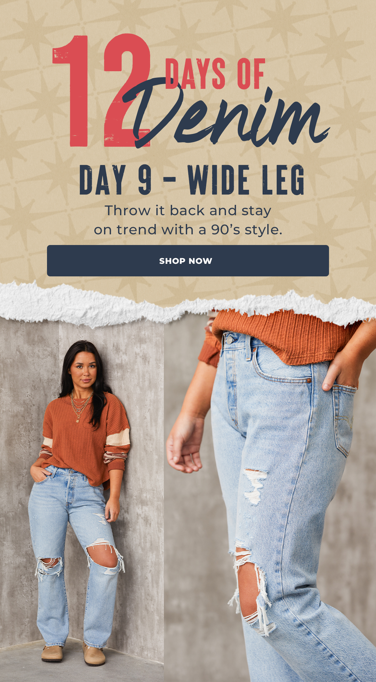 Shop Wide Leg Jeans