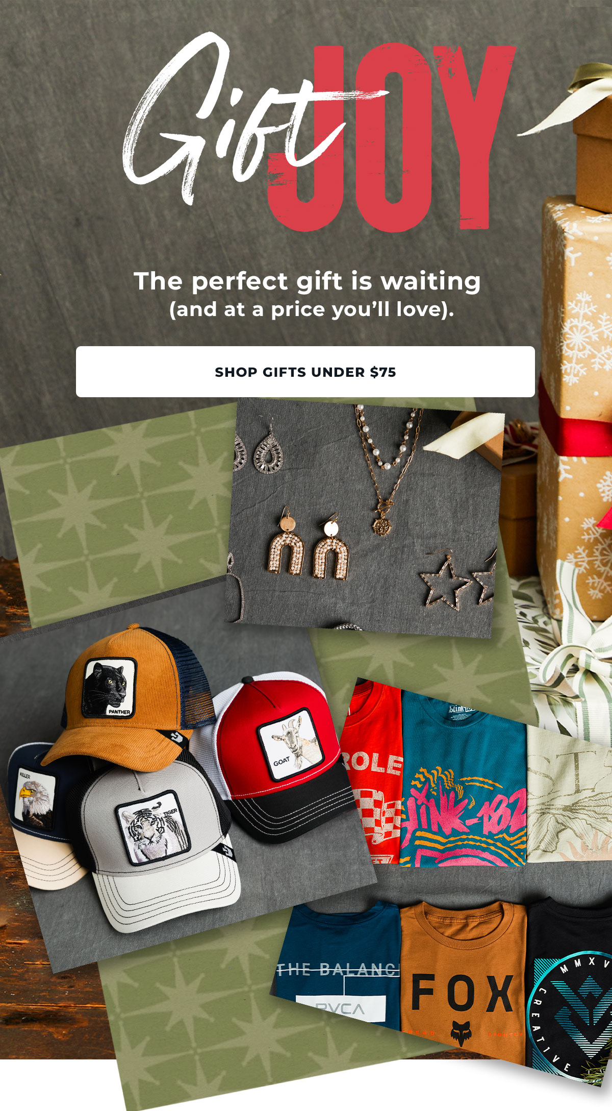 Shop Gifts Under $75