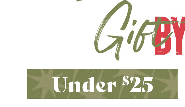 Shop Under $25