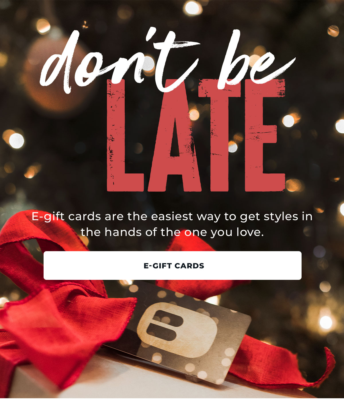 Shop E-Gift Cards