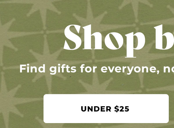 Gifts Under $25