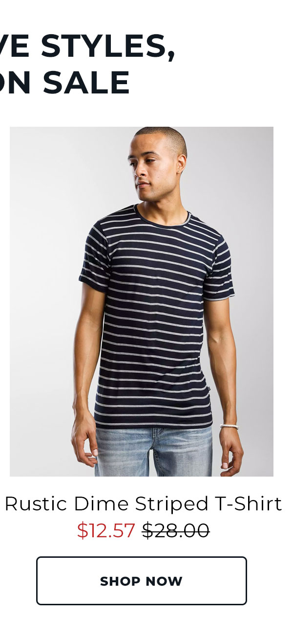 Rustic Dime Striped T-Shirt