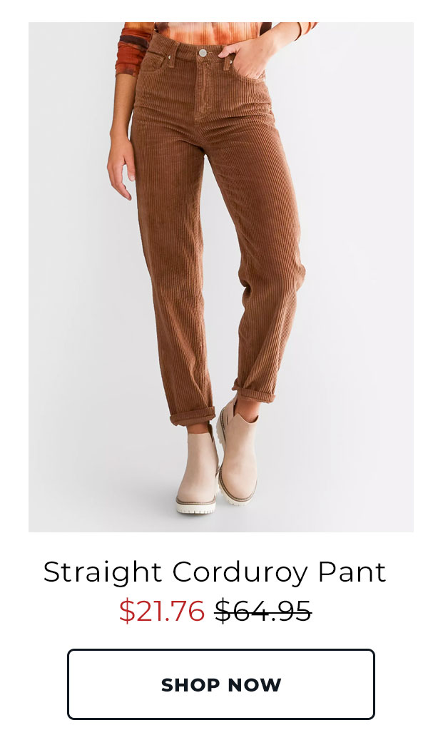 Straight Corduroy Pant