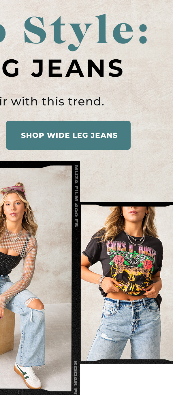 Shop Wide Leg Jeans 