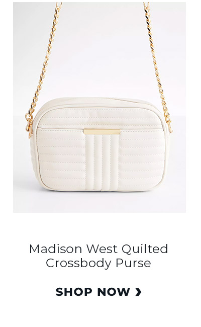 Shop Madison West Quilted Crossbody Purse