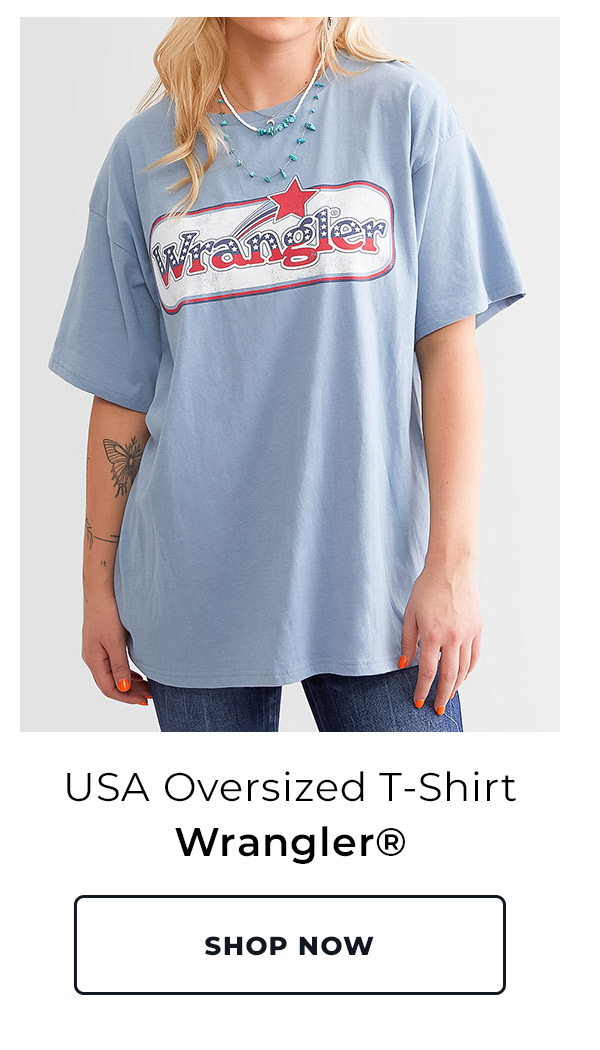 Shop Wrangler USA Oversized T-Shirt